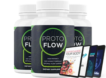 Three Protoflow bottles